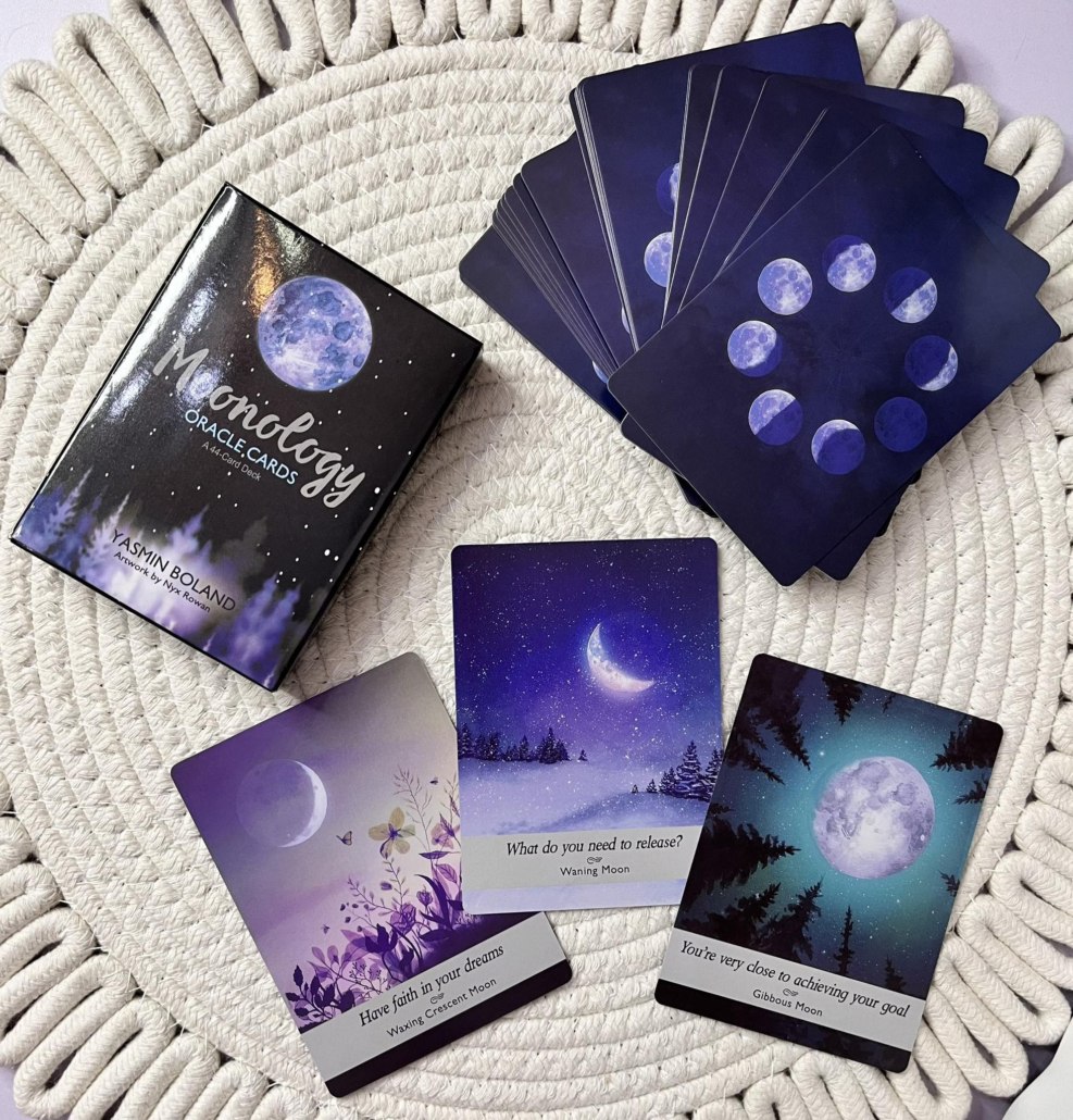 Yasmin Boland: Moonology tarot kártyapakli – handmadebyjulievscott.hu